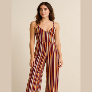 Rue  21 size XS striped jumpsuit